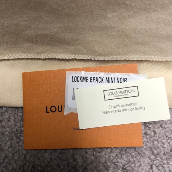 Brand new Louis Vuitton LOCKME BACKPACK MINI - Picture 5 of 7